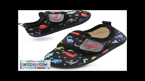 L-RUN Toddler Slippers for Girls Boys Warm Household Shoes Kids Winter Slippers Review