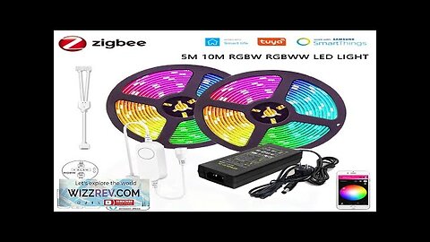 Zigbee 3.0 Smart LED Controller DC12V 5M 10M 5050 RGBW RGBWW LED Review