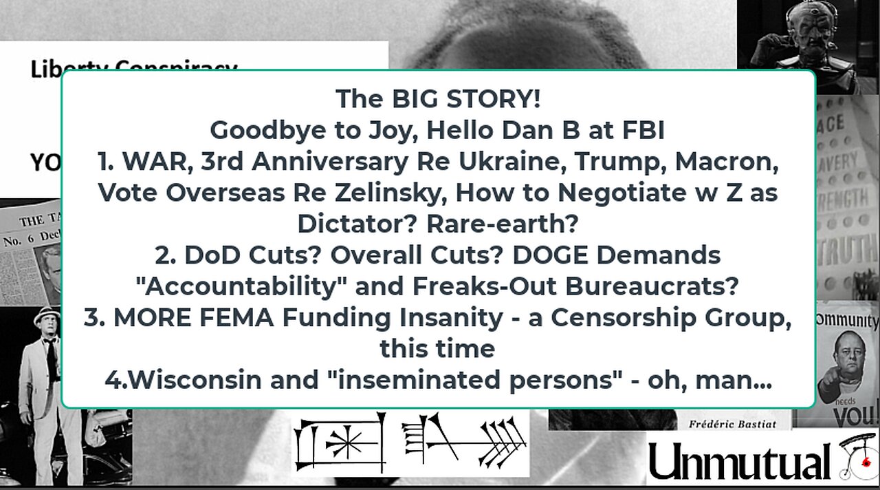 Liberty Conspiracy LIVE 2-24-25 Ukraine Peace Close? Bongino FBI, FEMA Scandal Grows!