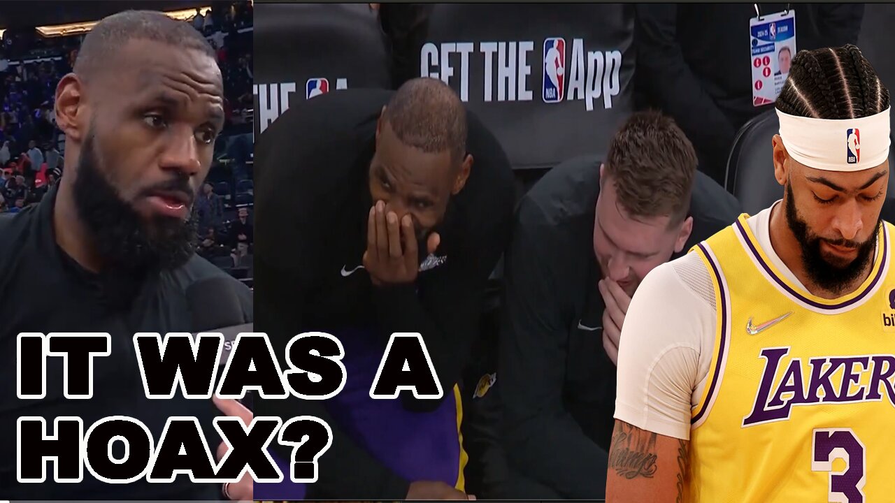 LeBron James BULLS**TS everyone as he finally SPEAKS OUT on Anthony Davis Luka Doncic trade!