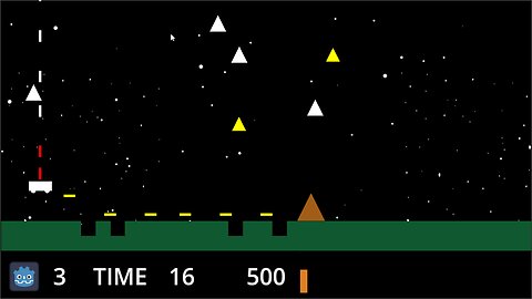 Godot 4.3 Atari Moon Patrol (Stages)