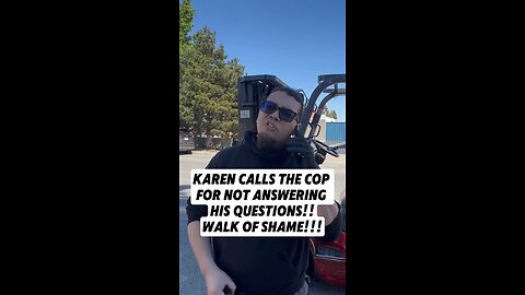 cop just proved that he doesn't know the law !!