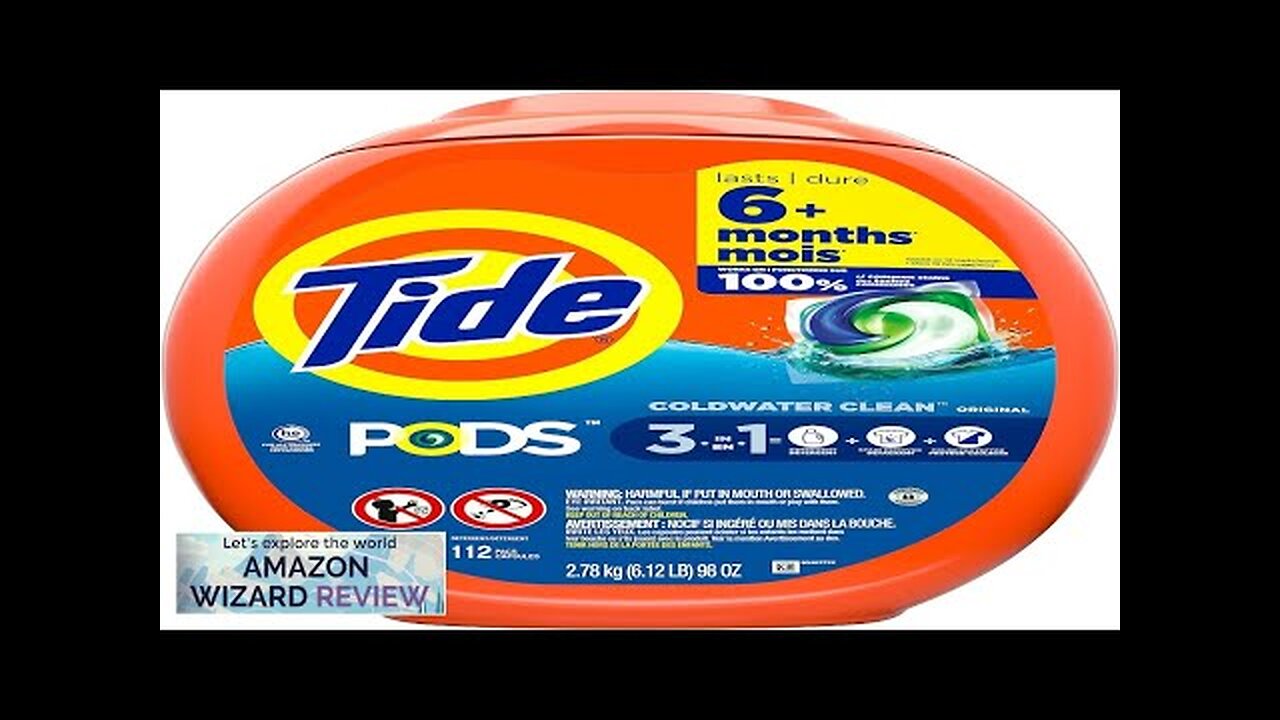 Tide PODS Laundry Detergent Original Scent 112 Review