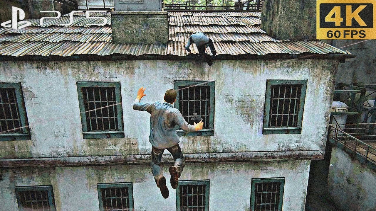 Uncharted 4 prison Escape Scene