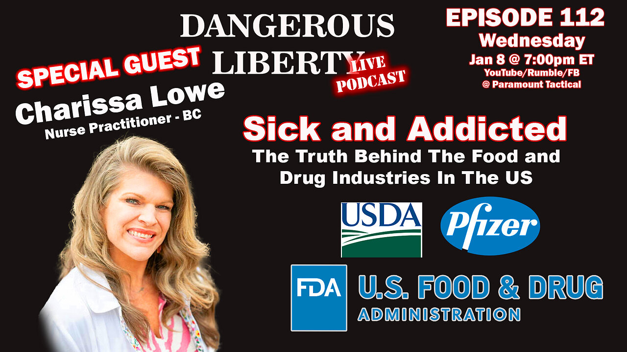 Dangerous Liberty Ep112 - Sick and Addicted: The Truth About The Food and Drug Industry