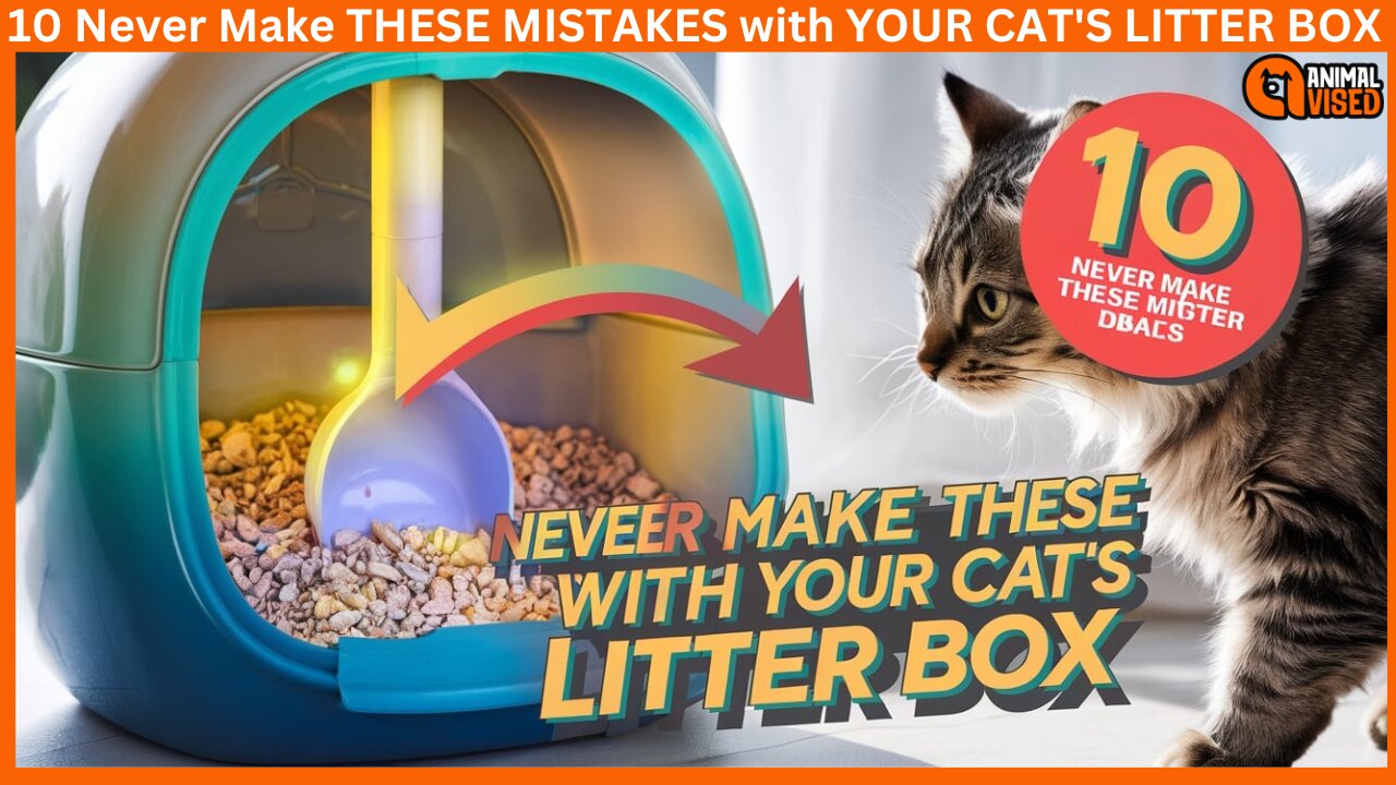 10 Never Make THESE MISTAKES with YOUR CAT'S LITTER BOX | Animal Vised