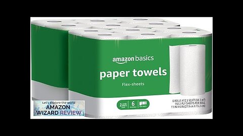 Amazon Basics 2-Ply Paper Towels Flex-Sheets 150 Sheets per Roll 12 Rolls Review