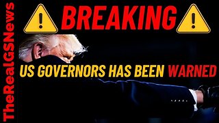 ⚠️ BREAKING! A WARNING HAS BEEN ISSUED TO ALL AMERICAN GOVERNOR