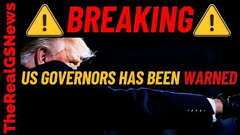 ⚠️ BREAKING! A WARNING HAS BEEN ISSUED TO ALL AMERICAN GOVERNOR