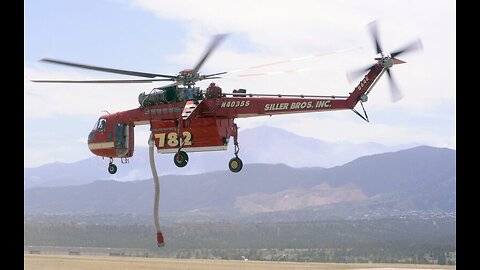 Flying the CA Fire Area in a Firefighting Helicopter