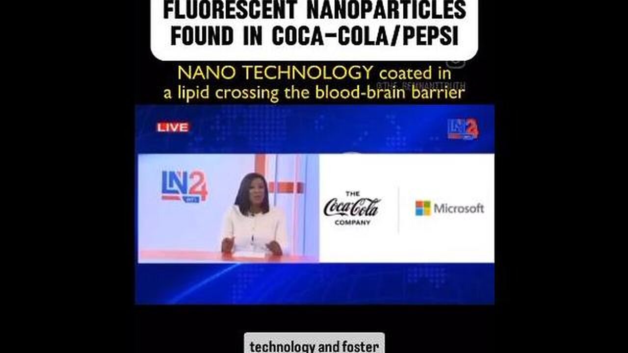 Fluorescent 🧬 Nanoparticles have been found in Coca-Cola & Pepsi