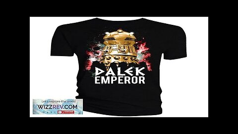 Doctor Who: Time Lord Victorious: T-Shirt: Dalek Emperor Review