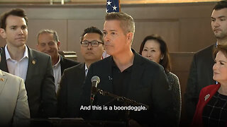 Sean Duffy Tells Calif. Tomato-Throwing Protesters Where To Direct Their 'Train To Nowhere' Anger