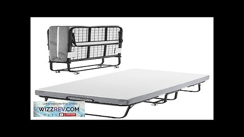 Rollaway Bed Folding Bed with 5 in Foam Mattress for Adults Review