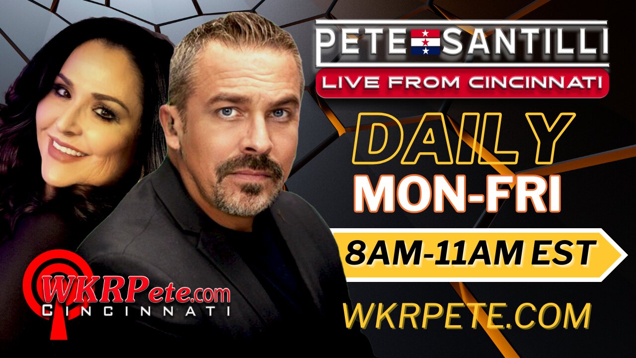 🇺🇸 THE PETE SANTILLI SHOW LIVE! 🇺🇸 MON-FRI AT 8-11AM & 4-5PM