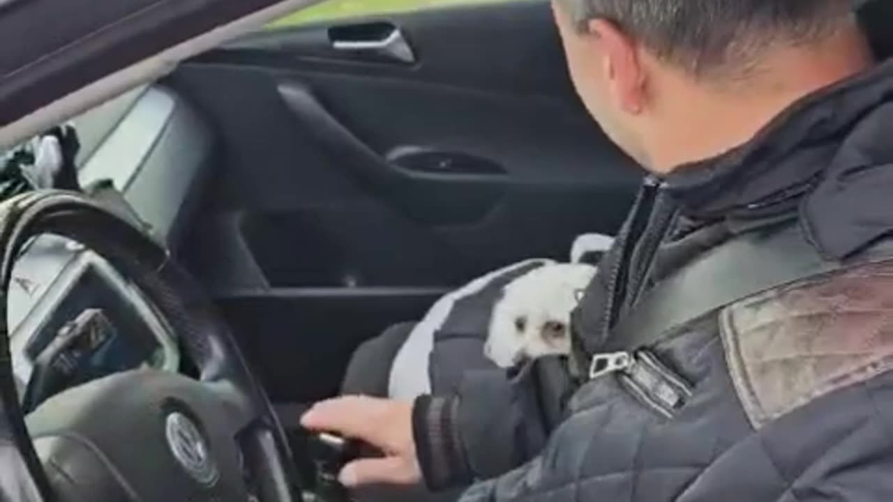 Die Polizei hielt mich auf.