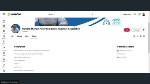 Rumble: Michael Pinter Real Estate Investors Association