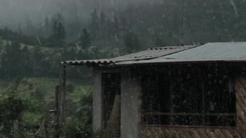 Mountain Thunderstorm: Heavy Rain & Roaring Thunder Sounds for Deep Relaxation – Part 1