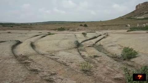 Ancient Tank Tracks Found In Turkey