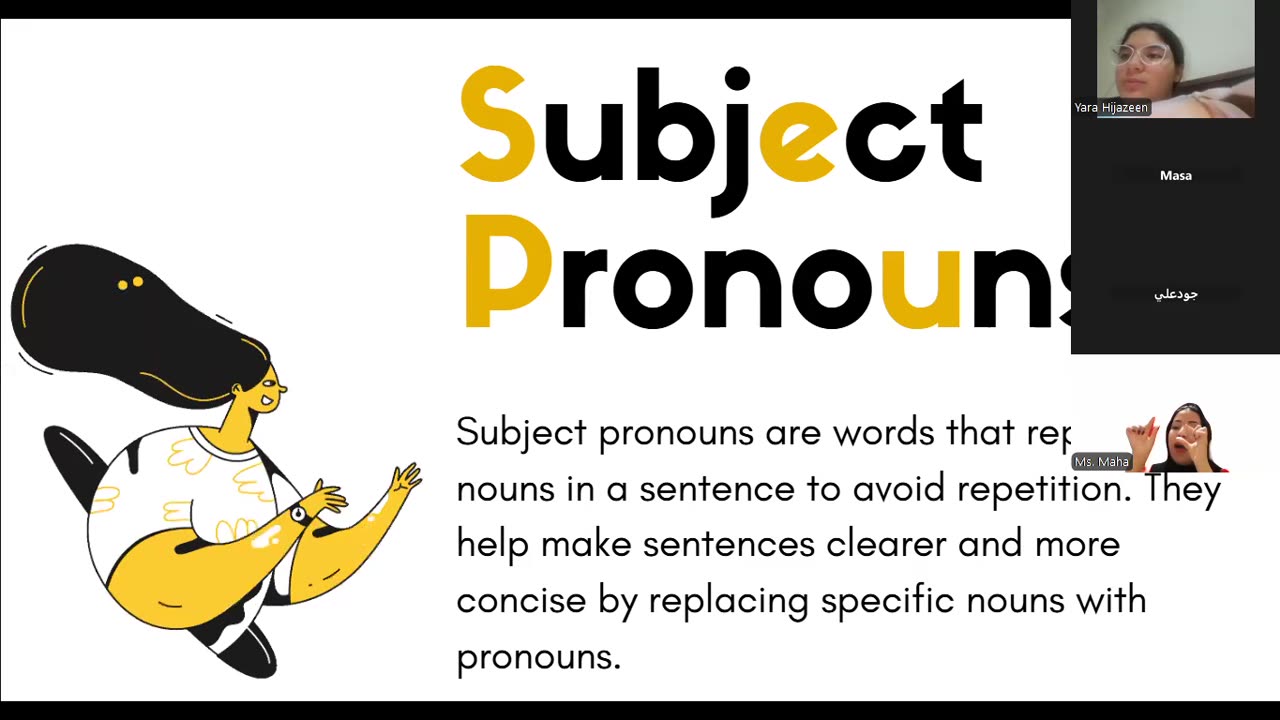 Subject and Object Pronouns