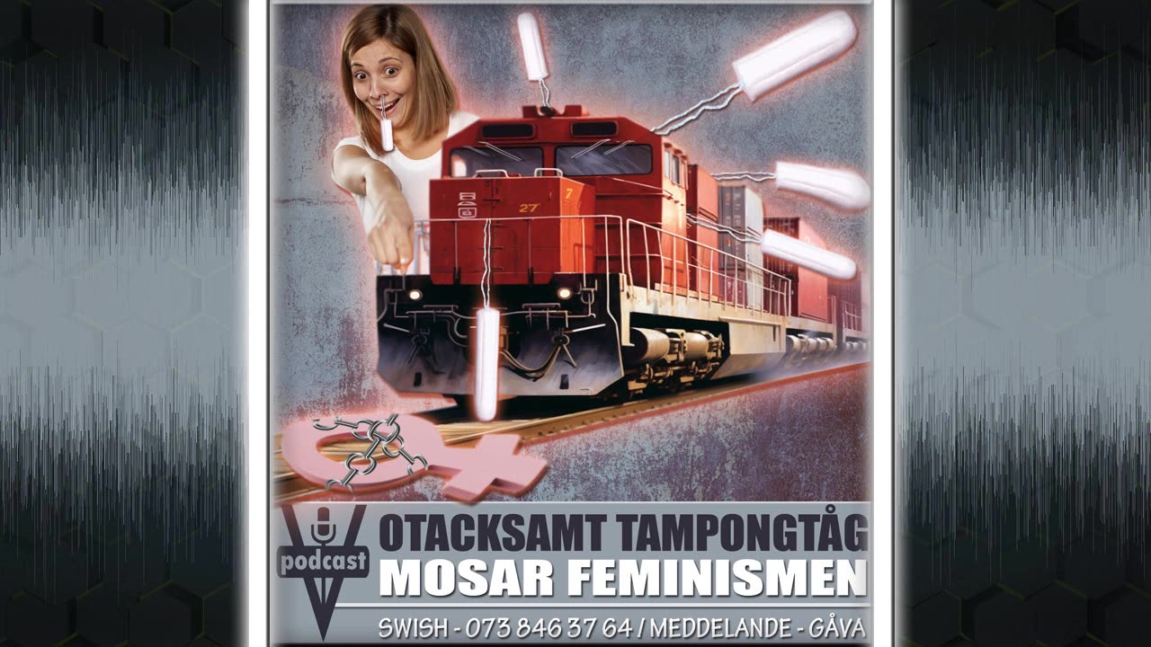 OTACKSAMT TAMPONGTÅG MOSAR FEMINISMEN