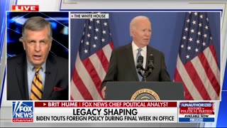 Brit Hume Breaks Down Flaws In Biden's Foreign Policy