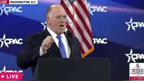 Tom Homan doesn't give a blank