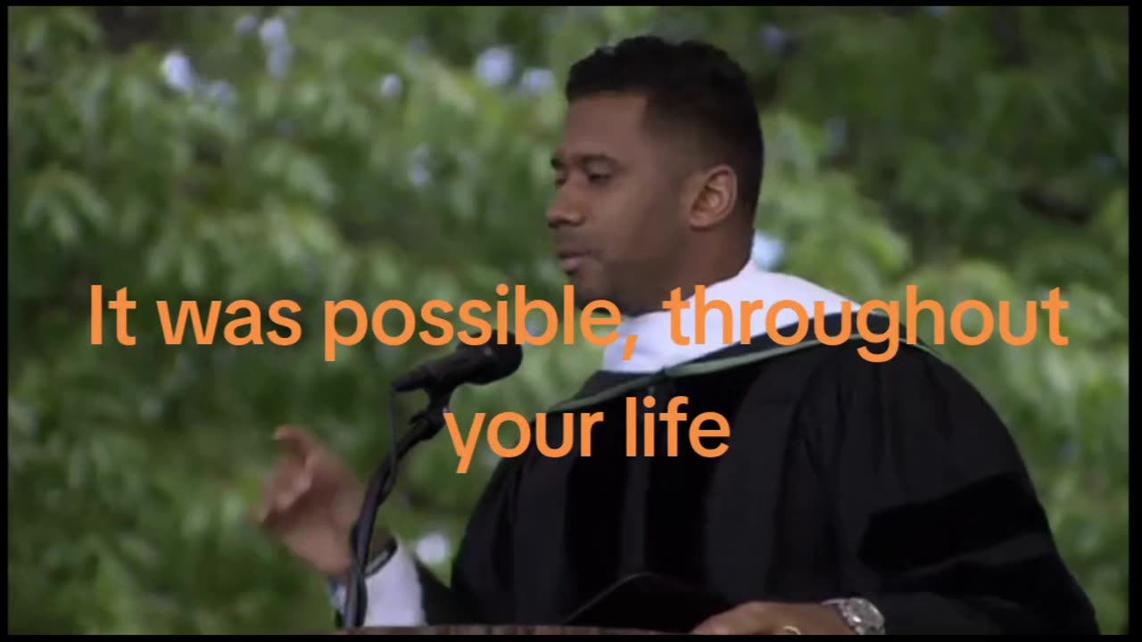 Russell Wilson Motivational Speech