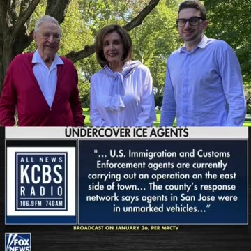 “FCC is investigating KCBS Radio…owned by Soros…for leaking LIVE location of I.C.E. Agents…”