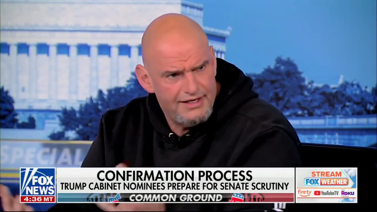 Senator John Fetterman announces he will vote YES on several of Trump’s cabinet picks