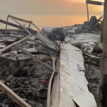 Paris Hilton reveals charred remains of her Malibu beach house