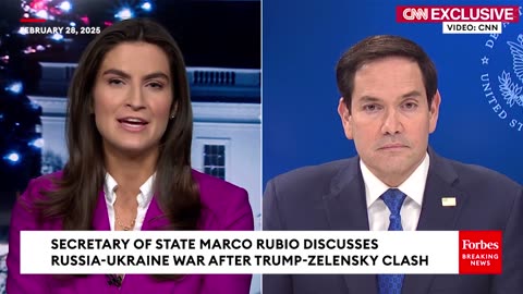 'You Don't See All The Things That Led Up To This': Rubio Defends Trump After Clash With Zelensky