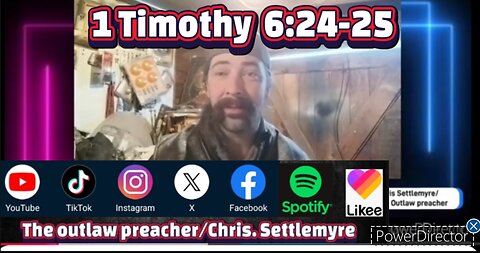 1 Timothy 6:24-25#theoutlawpreacher #bibleverse