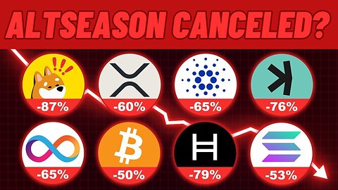ALT COIN SEASON CANCELLED?, CRYPTOS SATURATED, OVER 11 MILLION CRYPTOS CREATED