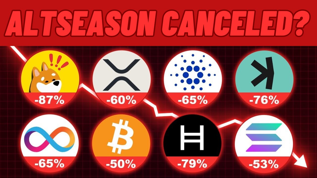 ALT COIN SEASON CANCELLED?, CRYPTOS SATURATED, OVER 11 MILLION CRYPTOS CREATED