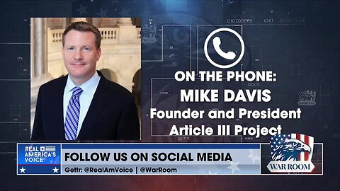 Mike Davis| "We Are Gonna Be With Trump Every Step Of His Presidency, All 4 Years"