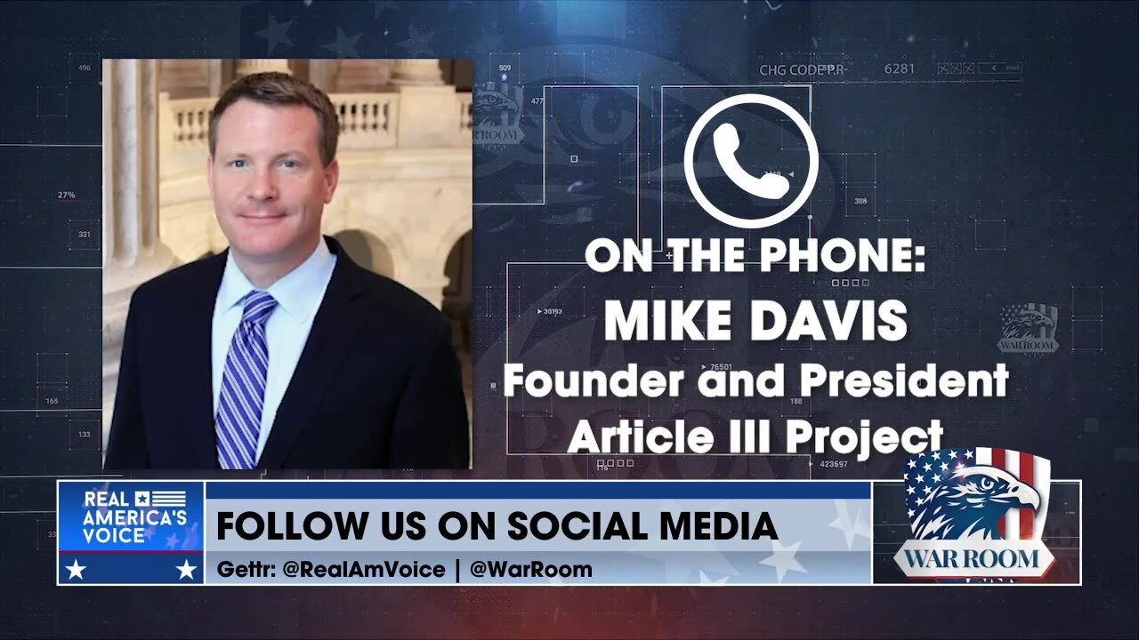 Mike Davis| "We Are Gonna Be With Trump Every Step Of His Presidency, All 4 Years"