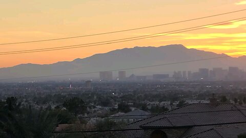 Did you see tonight's Las Vegas sunset? Check this out! 02.02.2025 #follow #lasvegas #travel #casino