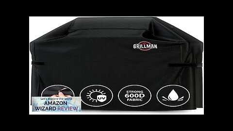 Grillman Large Rip-Proof Waterproof BBQ Grill Cover 58"L x 24"W x 48"H Review