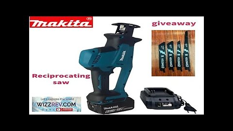 makita18v Cordless Electric Reciprocating Saw Wood Metal Cutting Saw Lithium Battery Saber Review