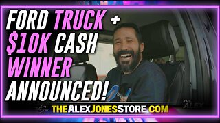 BREAKING: The Alex Jones Store 2nd Raffle Winner Announced