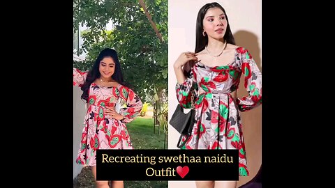 recreating swethaa naidu outfit♥️