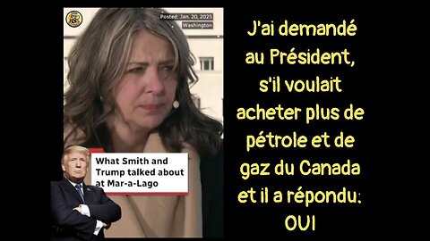 J'ai demandé au président, s'il voulais acheter plus de pétrole et de gaz et il a répondu, oui.