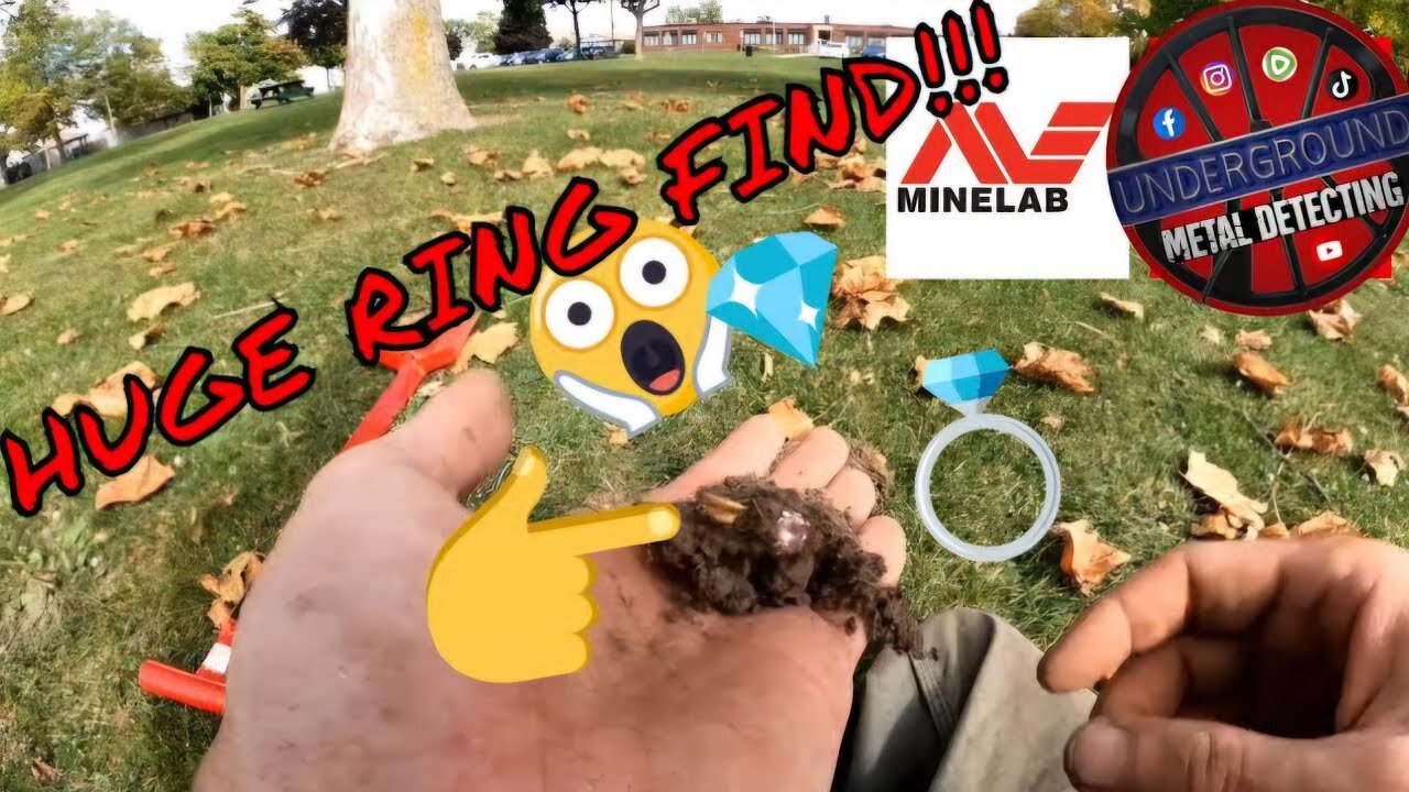 New York park metal detecting, so many coins and a shocking 18k gold ring find