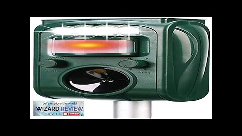 FAYINWBO Solar Ultrasonic Animal Repeller Cat Repellent Motion Detection Siren and Flash Review