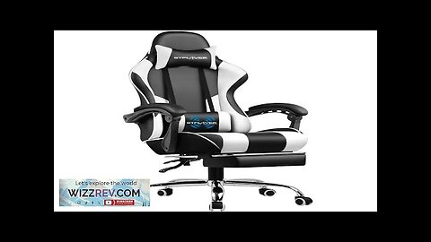 GTPLAYER Gaming Chair Computer Chair with Footrest and Lumbar Support Height Adjustable Review