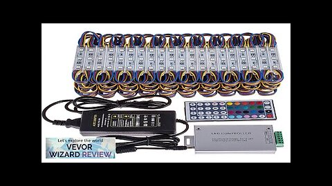 VEVOR Storefront Lights RGB SMD5050 20 Colors Window LED Light 100Ft 200Pcs Review