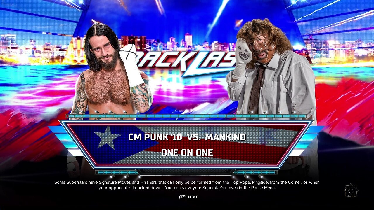 WWE 2k24 CM Punk vs Mankind