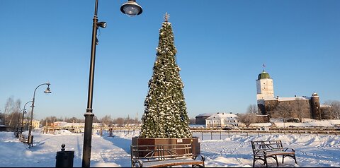 Vyborg on New Year's holidays