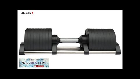 Adjustable Dumbbell Pair 2kg(5lb) or 4kg(9lb) Increase Max 45kg(100lb) Home Fitness OEM Review